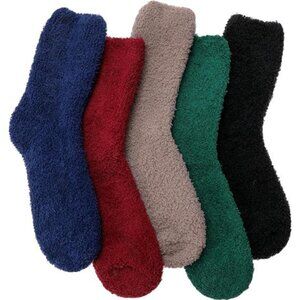 Fuzzy Socks Fleece Fluffy Cabin Plush Warm Sleep Soft Cozy Winter Adult Socks